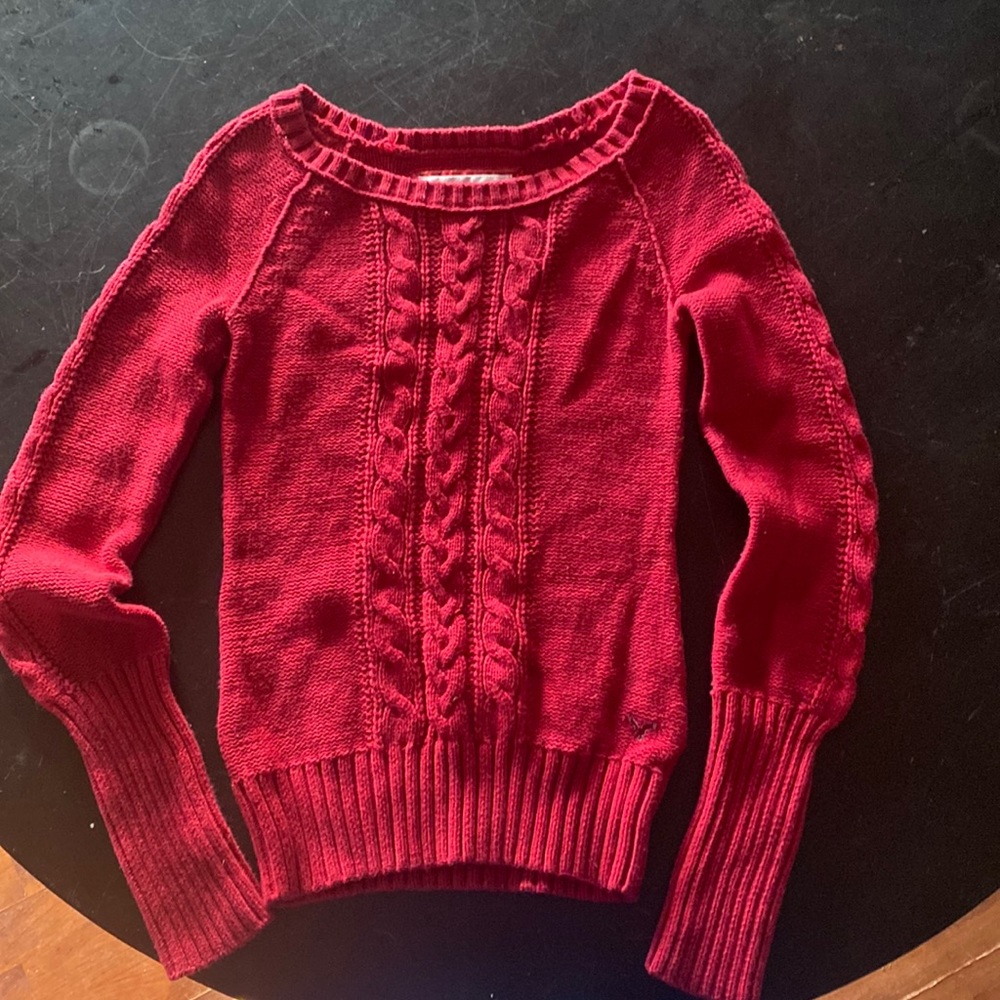 Red sweater